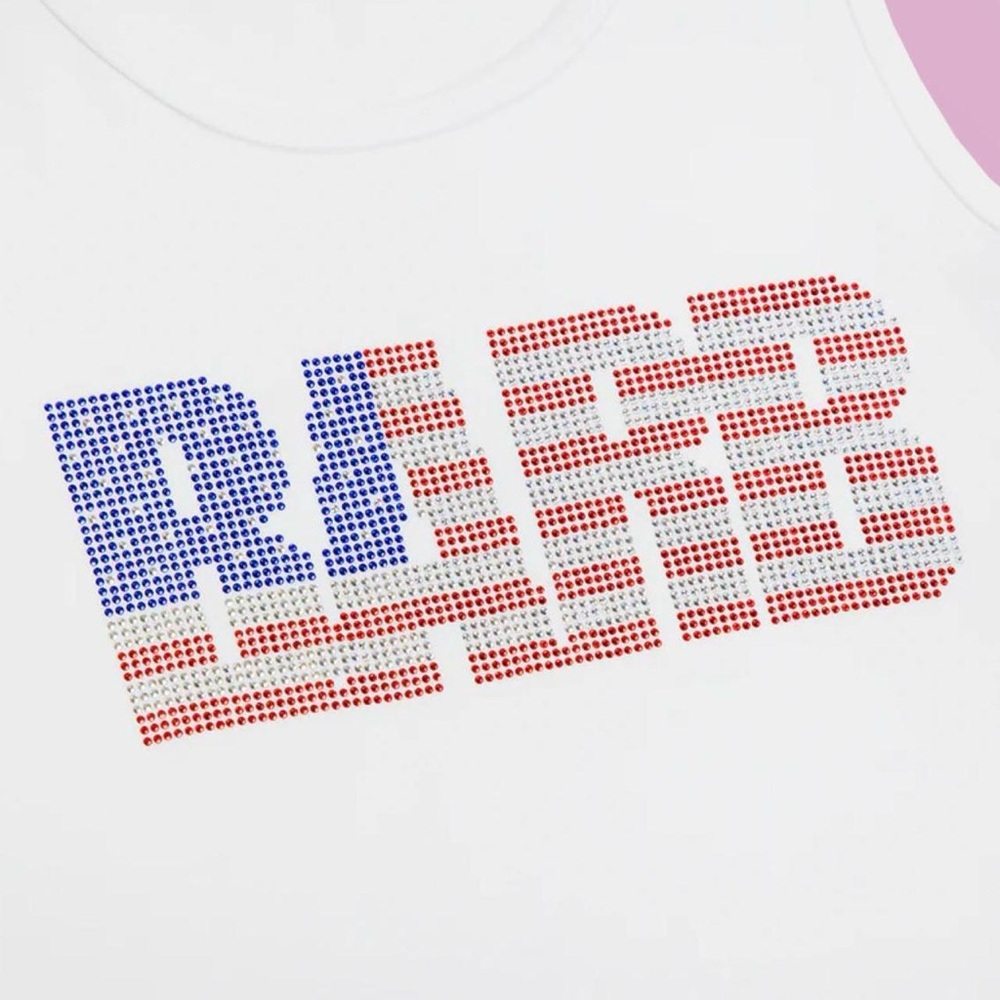 Barb rhinestone tank top - Picture 2 of 5